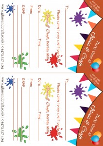 Childre's Party Invites ipswich