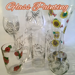 glass painting ipswich, glass painting suffok
